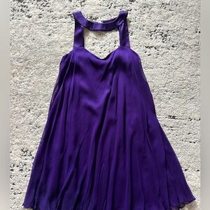 Elie Tahari Purple Sleeveless Dress